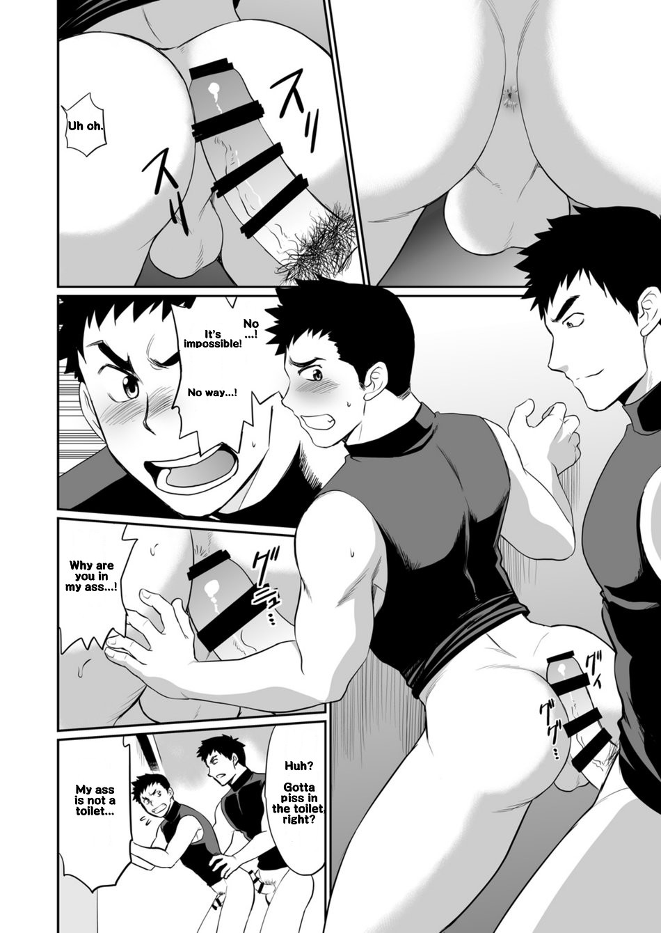 Club-Z (Yuuki)] Now This Is Pissing Standing Up!! [Eng] - Gay Manga - HD  Porn Comics