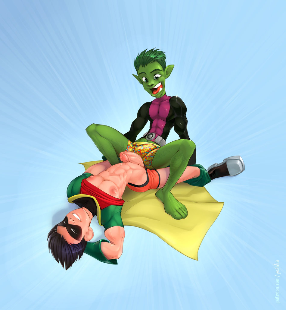 Robin and beast boy porn