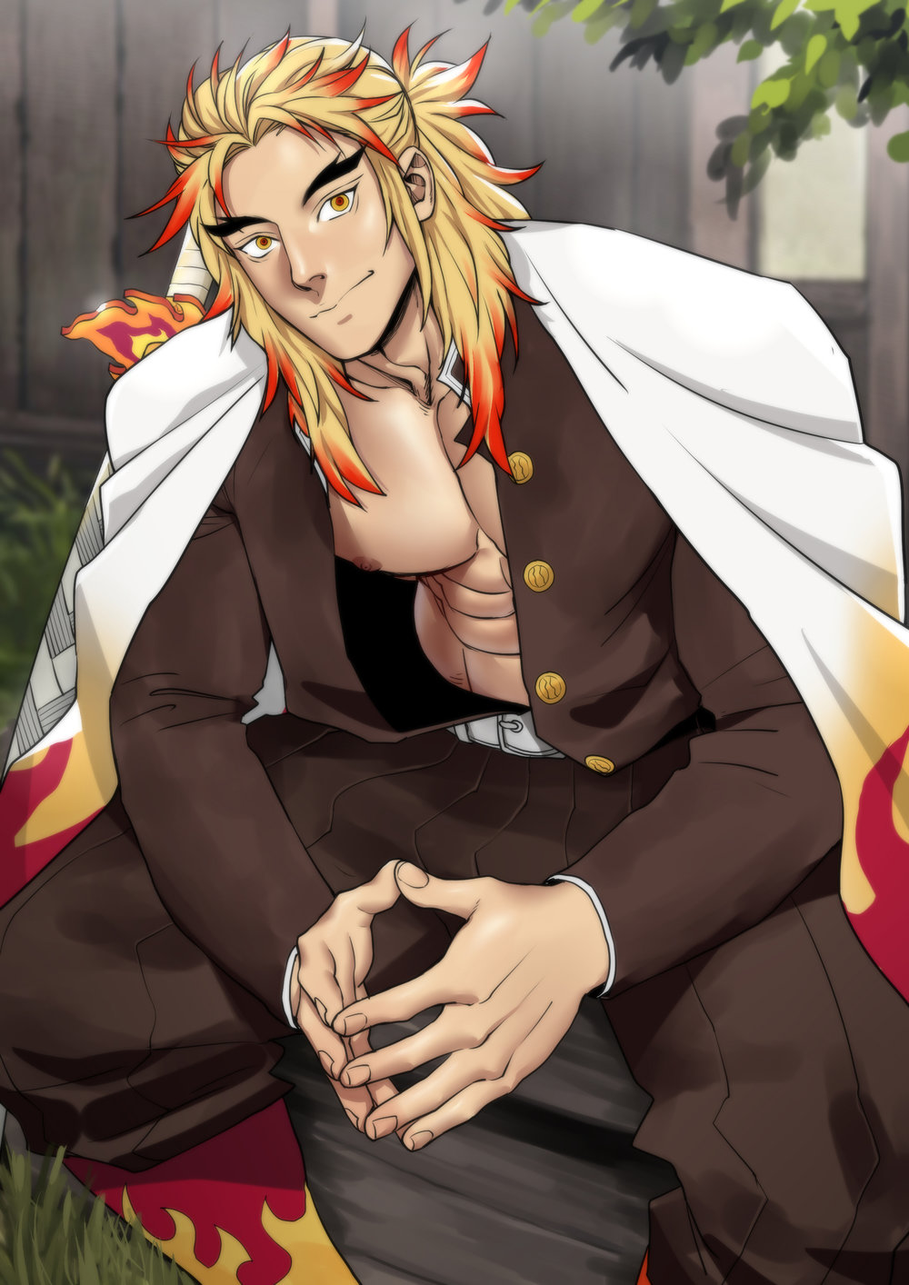 Rengoku x akaza nsfw