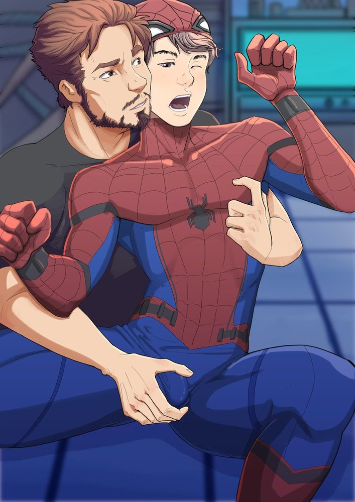 Suiton] Spiderman â€“ Pleasing Mr. Stark - Gay Manga - HD Porn Comics