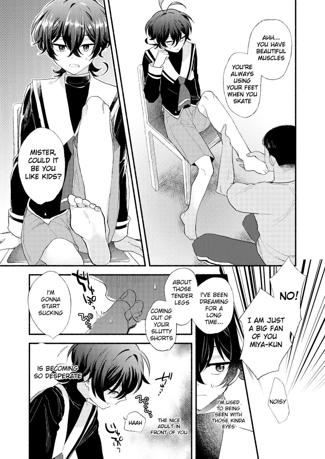 Ultra lemon Mihiru] Make Miya-kun say Mya-mya – SK8 the Infinity dj [Eng]  (Sample) - Gay Manga | HD Porn Comics