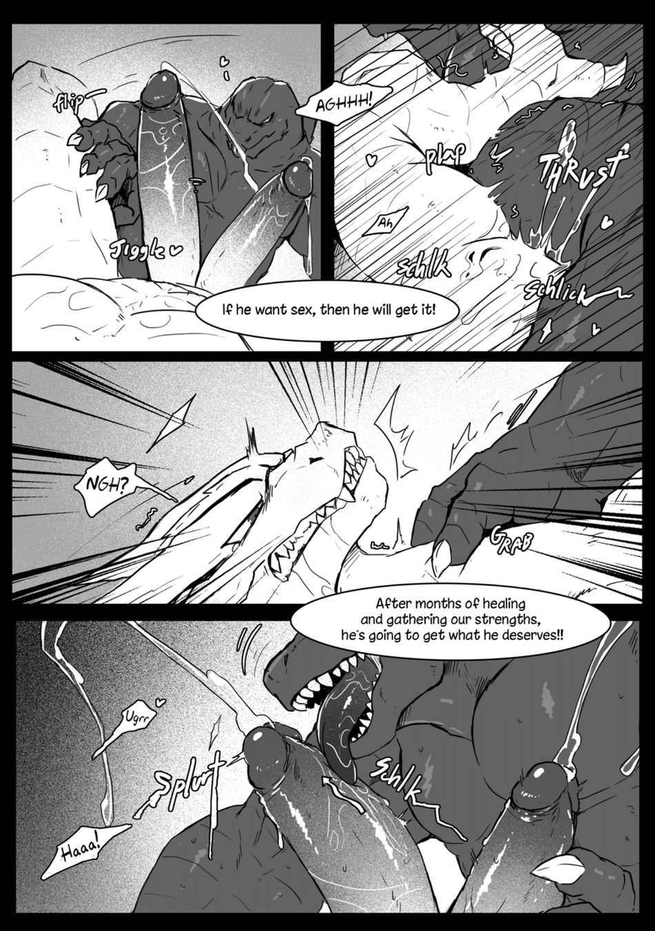 Agitype] GodxKing – Godzilla dj [Eng] - Gay Manga | HD Porn Comics