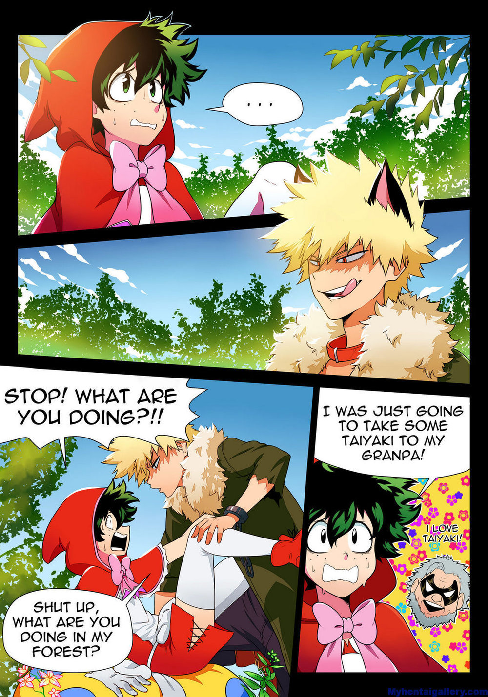 kitsune23star] BakuDeku (Red Riding Hood) [Eng] - Gay Manga | HD Porn Comics