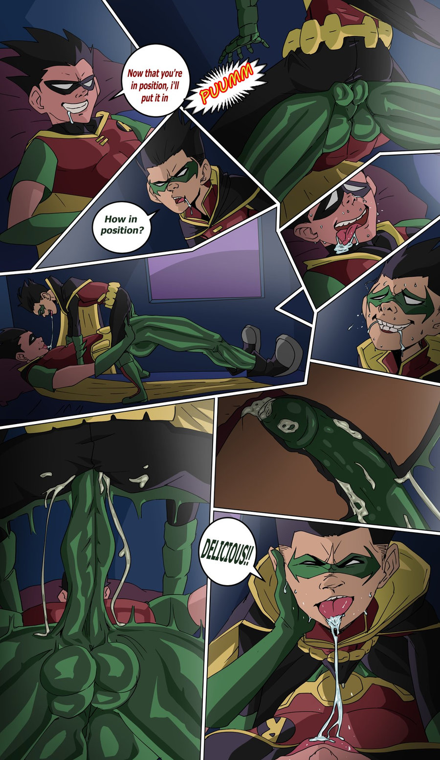 900px x 1552px - DC] Dick Grayson and Damian Wayne Robin Teen Titans comic [Eng] - Gay Manga  - HD Porn Comics