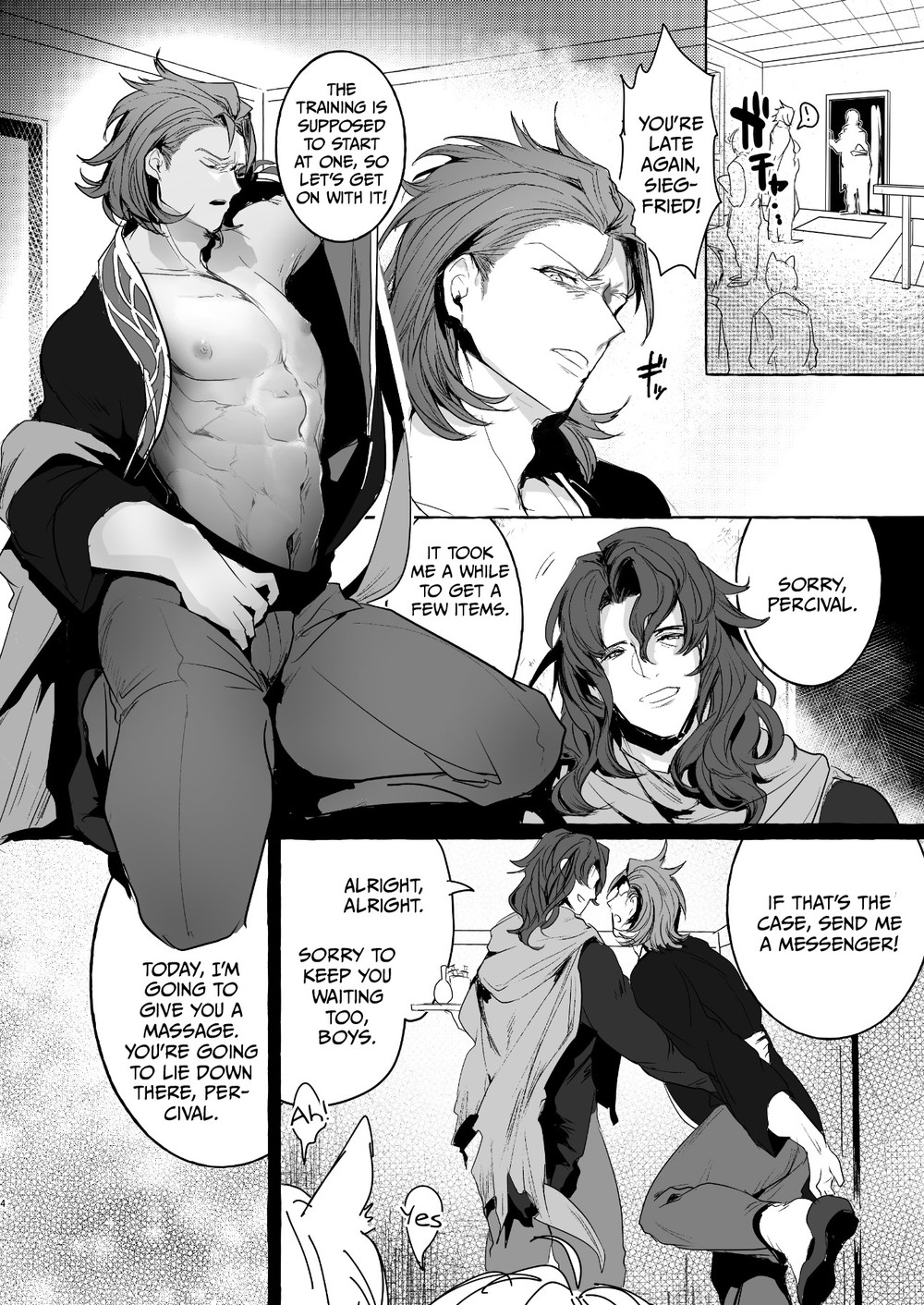 1000px x 1412px - Entei Onaho Seisaku Staff (Buranran)] Siegfried x Percival Aphrodisiac  Prostate Training 2 â€“ Granblue Fantasy dj [Eng] - Gay Manga - HD Porn Comics