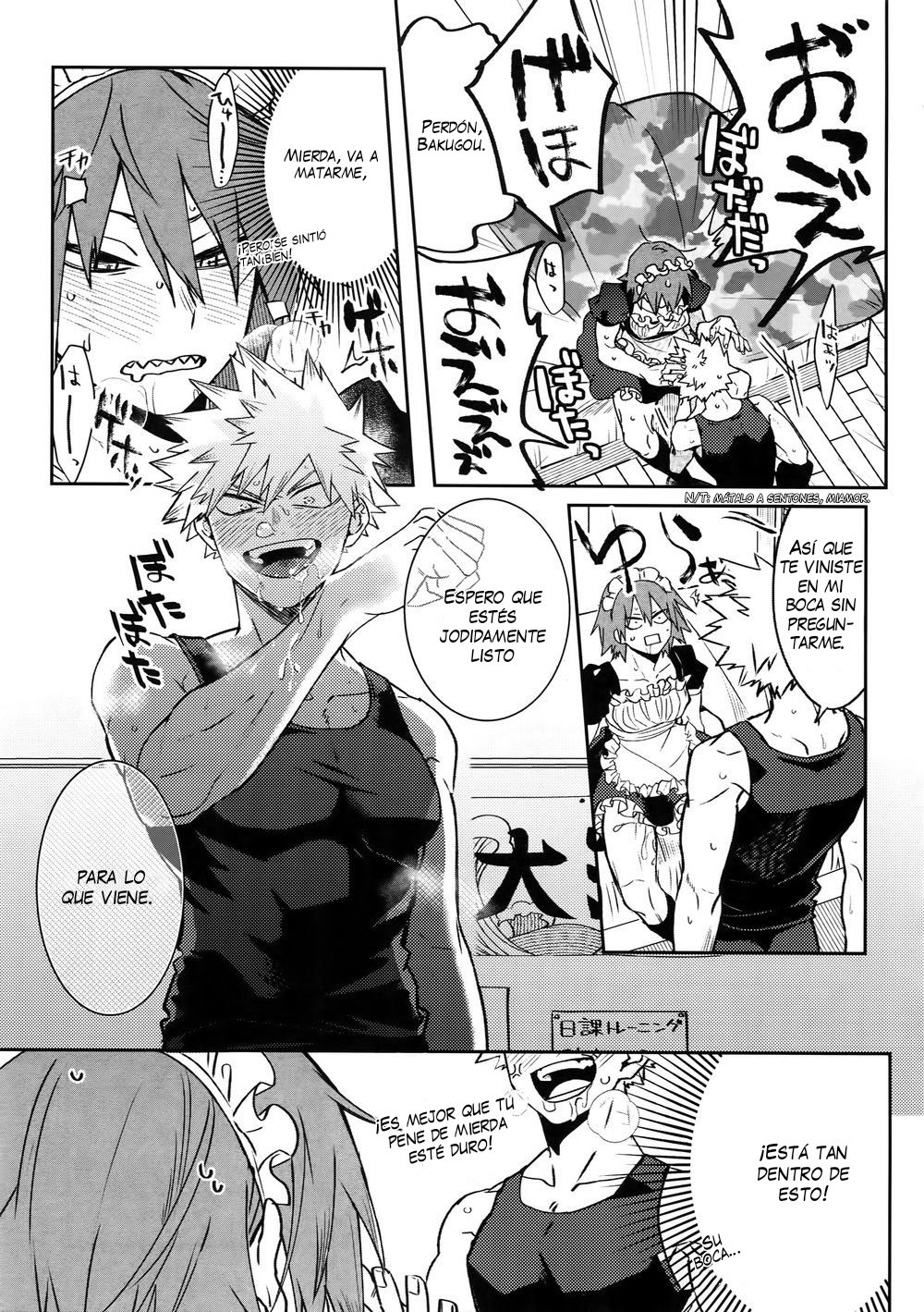 HELLENISM (Y)] It is a crossdresser attack! – Boku no Hero Academia dj  [Esp] - Gay Manga | HD Porn Comics