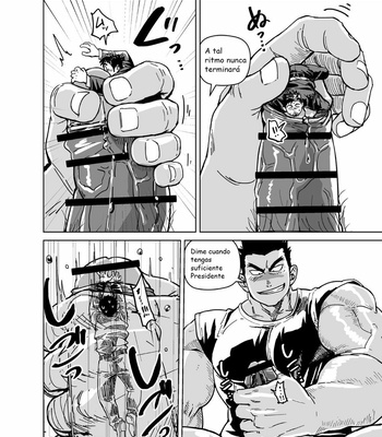 [Gakuranman (Chijimetaro)] Kobito Shachou wa Oogata Shinjin no Omocha – The Tiny President (Ending B) [Español] – Gay Manga sex 25