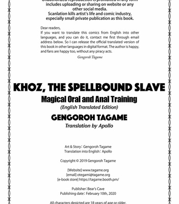 [Gengoroh Tagame] Khoz The Spellbound Slave 2 | Magical Oral and Anal Training [ENG] – Gay Manga sex 33