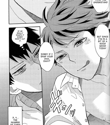 [Ousama no Guntai] (my life is) not, volleyball – Haikyuu!! dj [Eng] – Gay Manga sex 5