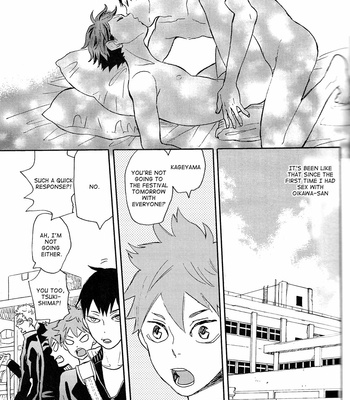 [Ousama no Guntai] (my life is) not, volleyball – Haikyuu!! dj [Eng] – Gay Manga sex 49