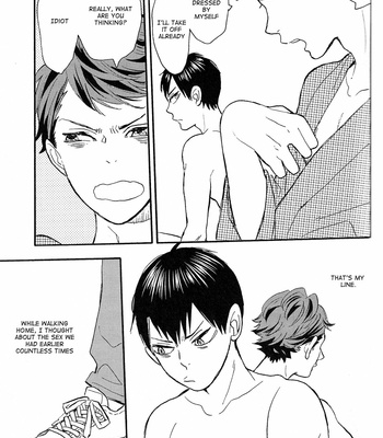 [Ousama no Guntai] (my life is) not, volleyball – Haikyuu!! dj [Eng] – Gay Manga sex 63
