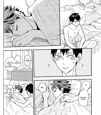 [Ousama no Guntai] (my life is) not, volleyball – Haikyuu!! dj [Eng] – Gay Manga sex 92