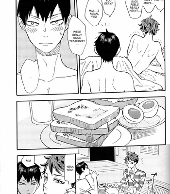 [Ousama no Guntai] (my life is) not, volleyball – Haikyuu!! dj [Eng] – Gay Manga sex 93