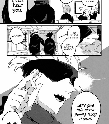 [Nikumori] Pullin’ Blushy-Wushy On Your Sleeve In My Uniform – Jujutsu Kaisen dj [Eng] – Gay Manga sex 4