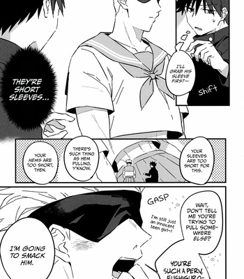 [Nikumori] Pullin’ Blushy-Wushy On Your Sleeve In My Uniform – Jujutsu Kaisen dj [Eng] – Gay Manga sex 8
