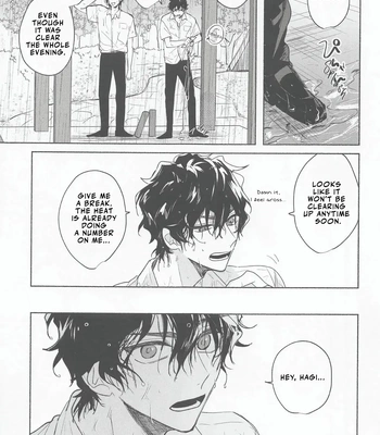 [Tokei Mawari (Shikiya)] Ame wa Furanaide Kure – Detective Conan dj [Eng] – Gay Manga sex 5