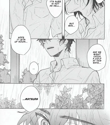 [Tokei Mawari (Shikiya)] Ame wa Furanaide Kure – Detective Conan dj [Eng] – Gay Manga sex 7