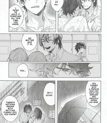 [Tokei Mawari (Shikiya)] Ame wa Furanaide Kure – Detective Conan dj [Eng] – Gay Manga sex 15