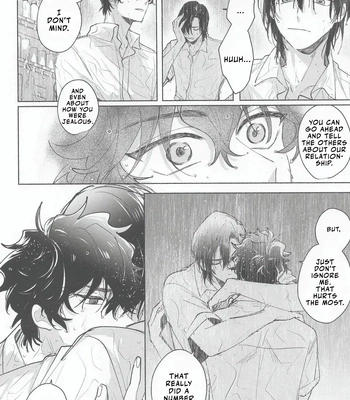 [Tokei Mawari (Shikiya)] Ame wa Furanaide Kure – Detective Conan dj [Eng] – Gay Manga sex 16