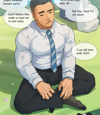 Gay Manga - [Ofton Souko (Gorou Naoki)] Hanami with Sakamoto [Eng] – Gay Manga