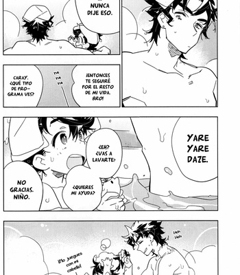[Toujou Sakana] 17 plus 4 – JoJo’s Bizarre Adventure dj [Esp] – Gay Manga sex 12