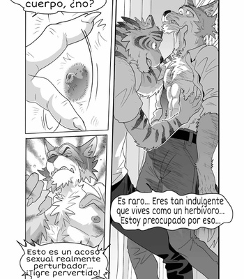 [Kumahachi] Sex-Education from Tiger and Deer – BEASTARS dj [Spanish] – Gay Manga sex 8
