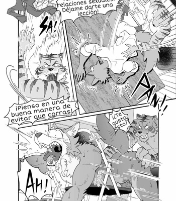 [Kumahachi] Sex-Education from Tiger and Deer – BEASTARS dj [Spanish] – Gay Manga sex 14
