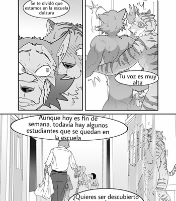 [Kumahachi] Sex-Education from Tiger and Deer – BEASTARS dj [Spanish] – Gay Manga sex 19
