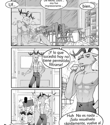 [Kumahachi] Sex-Education from Tiger and Deer – BEASTARS dj [Spanish] – Gay Manga sex 32