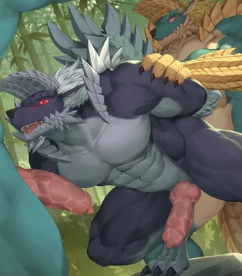 [Inkudoragoon] Zinogre 3 Pack – Gay Manga thumbnail 001