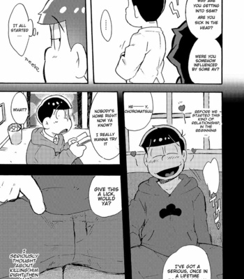 [Tenshin Anman (Sanjiro)] Hageshiku Osotte, Chorotto hidoku – Osomatsu-san dj [Eng] – Gay Manga sex 6