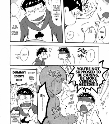 [Tenshin Anman (Sanjiro)] Hageshiku Osotte, Chorotto hidoku – Osomatsu-san dj [Eng] – Gay Manga sex 19