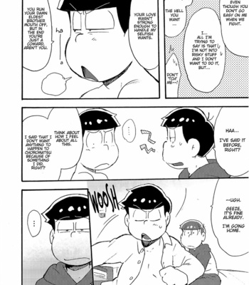[Tenshin Anman (Sanjiro)] Hageshiku Osotte, Chorotto hidoku – Osomatsu-san dj [Eng] – Gay Manga sex 31