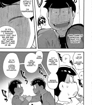 [Tenshin Anman (Sanjiro)] Hageshiku Osotte, Chorotto hidoku – Osomatsu-san dj [Eng] – Gay Manga sex 46
