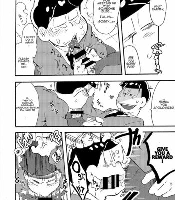 [Tenshin Anman (Sanjiro)] Hageshiku Osotte, Chorotto hidoku – Osomatsu-san dj [Eng] – Gay Manga sex 51