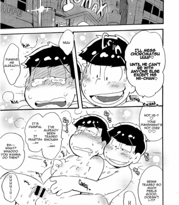 [Tenshin Anman (Sanjiro)] Hageshiku Osotte, Chorotto hidoku – Osomatsu-san dj [Eng] – Gay Manga sex 54