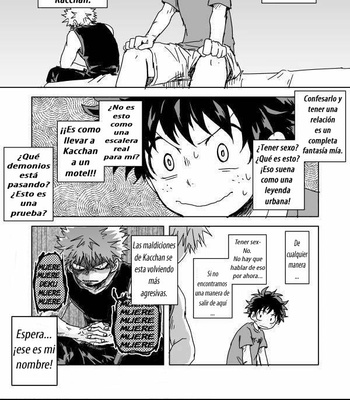 [Nakimushi Jack (Unomaru)] 〇〇 Shinai To De Rare Nai Heya – Boku No Hero Academia [Esp] – Gay Manga sex 2