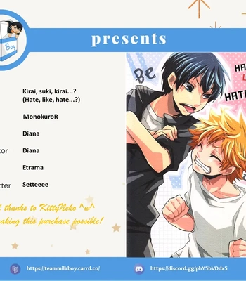 Gay Manga - [Monokuror] Hate, Like, Hate… – Haikyuu!! dj [ENG] – Gay Manga