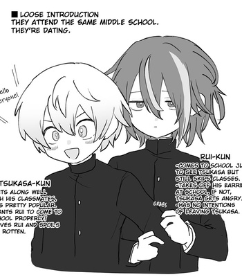 Gay Manga - [Kotoro] A Manga About Middle School Classmates Rui-kun and Tsukasa-kun Doing Lewd Stuff at School – Project Sekai dj [Eng] – Gay Manga