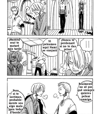 [Saruya Hachi (Hachimaru)] One Piece dj – Noches oscuras puertas abiertas [Español] – Gay Manga sex 5