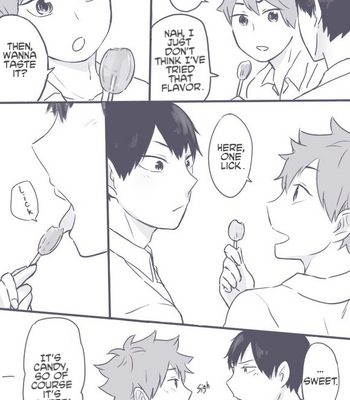 [Kapuchirio] You Mustn’t Deprive Him of Candy – Haikyuu!! dj [Eng] – Gay Manga sex 3