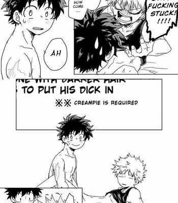 [Nakimushi Jack (Unomaru)] 〇〇 Shinai To De Rare Nai Heya – Boku No Hero Academia [Eng] – Gay Manga sex 6