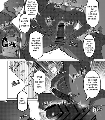 [Takao no Gami (Toiro)] Big cock hero became a perverted combatant and was humiliated in public rape [Eng] – Gay Manga sex 3