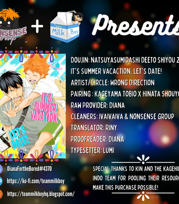 [Wrong Direction] It’s Summer Vacation, Let’s Date! [ENG] – Gay Manga sex 2