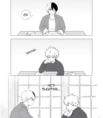 [Hogaraka Takashi-kun] Doki Doki Bed Sharing  – Boku no Hero Academia dj [Eng] – Gay Manga sex 2