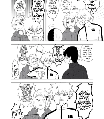 [Hogaraka Takashi-kun] Doki Doki Bed Sharing  – Boku no Hero Academia dj [Eng] – Gay Manga sex 11