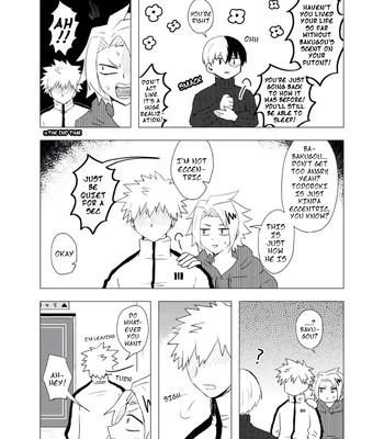 [Hogaraka Takashi-kun] Doki Doki Bed Sharing  – Boku no Hero Academia dj [Eng] – Gay Manga sex 14