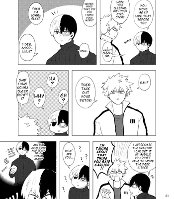 [Hogaraka Takashi-kun] Doki Doki Bed Sharing  – Boku no Hero Academia dj [Eng] – Gay Manga sex 20