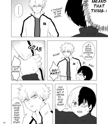 [Hogaraka Takashi-kun] Doki Doki Bed Sharing  – Boku no Hero Academia dj [Eng] – Gay Manga sex 21