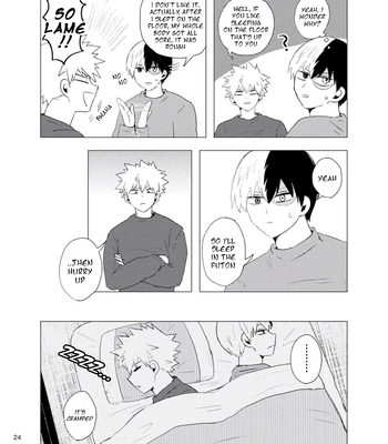 [Hogaraka Takashi-kun] Doki Doki Bed Sharing  – Boku no Hero Academia dj [Eng] – Gay Manga sex 23